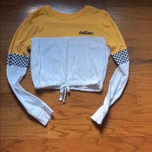 Hollister cropped long sleeve